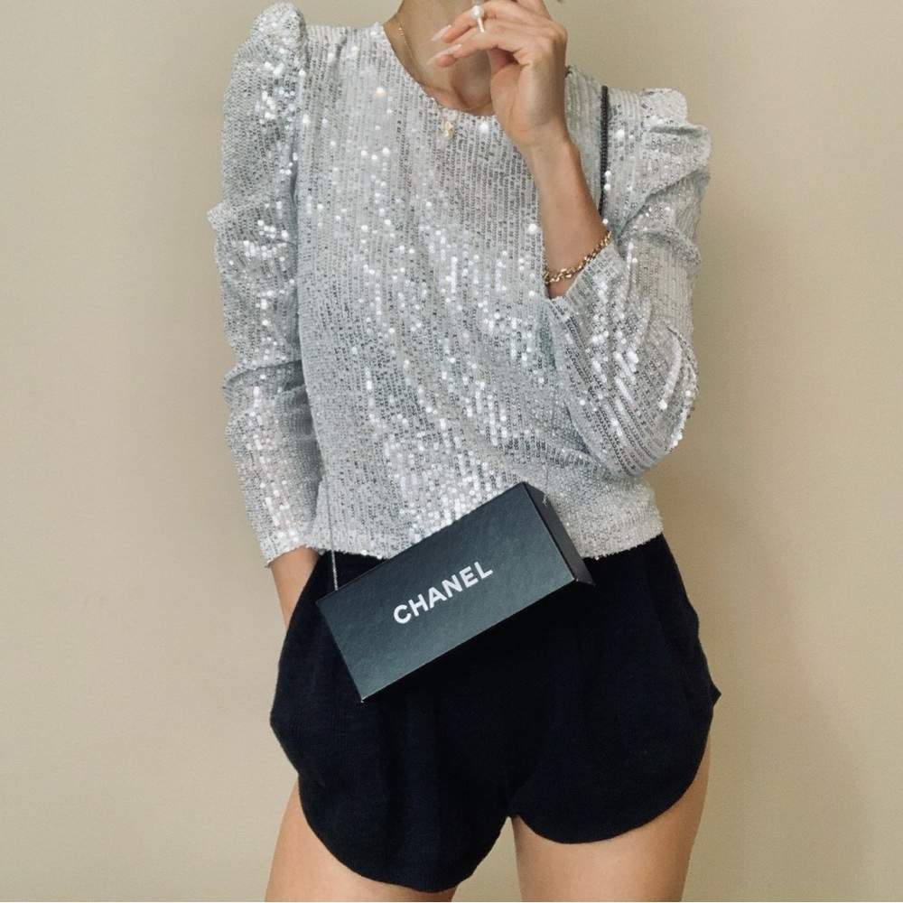 Brand New sequins top M